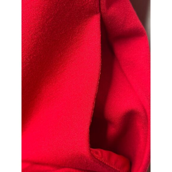 ModCloth Dress Womens Medium Mini Sundress Sleeveless Red Fit Flare Work Casual - Picture 6 of 13